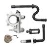 Fuel System Oil Pump Filter Worm Rod Pipe for 034 036 MS360 Chainsaw 1125 640 3201 Including Fuel and Oil Pipes With Hook