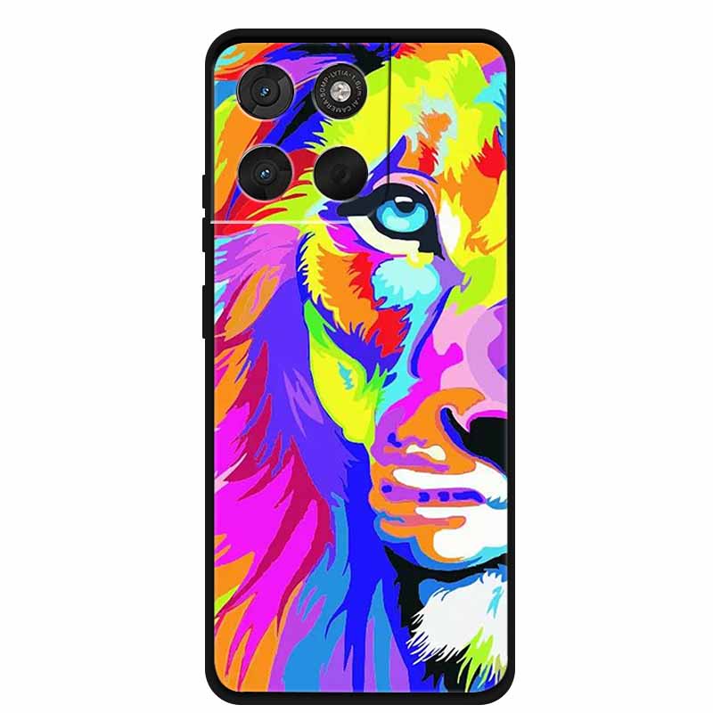 For Moto G67 G77 Case Cute Cat Luxury Soft Silicone Back Cover Phone Cases for Motorola Moto G77 5G MotoG67 Shockproof Fundas
