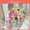 Elegant Lily Fake Flowers 3d Printed For Home Party And Event Decoration