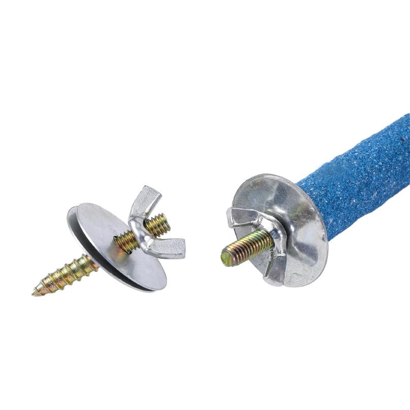 Pet Claw Grinding Stick Bird Cage Perch Stand Stick Parrot Stand Rod Claw Grinding Cleaning Toy Bird Perch Stand Random Colors
