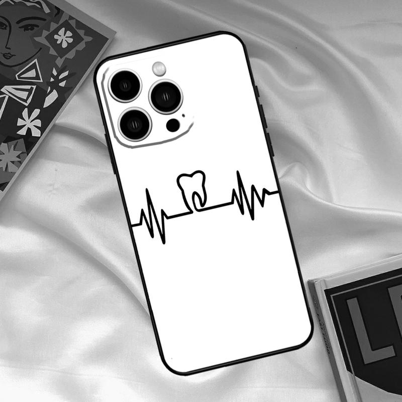 

Dentist Dental Dent Tooth Phone Case For iPhone 16 14 13 12 11 15 17 Pro Max 15 16 Plus 13 Mini 16e 17 Air Funda Cover iPhone 12 mini