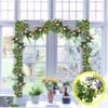 Egg Rattan Bow Imitation Flower Green Plant Interior Decoration