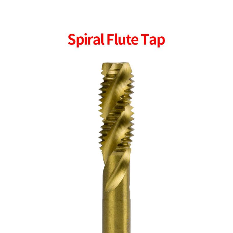 

Metric Titanium Plated HSS Spiral Point Tap Spiral Flute Tap M2 M2.5 M3 M4 M5 M6 M7 M8 M10 M12 Machine Plug Tap Screw Thread M4X0.7