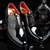 Men Formal Shoes High Heels Pointed Toe Leather Shoes Increased Shoes Business Shoes Lace Up Shoes