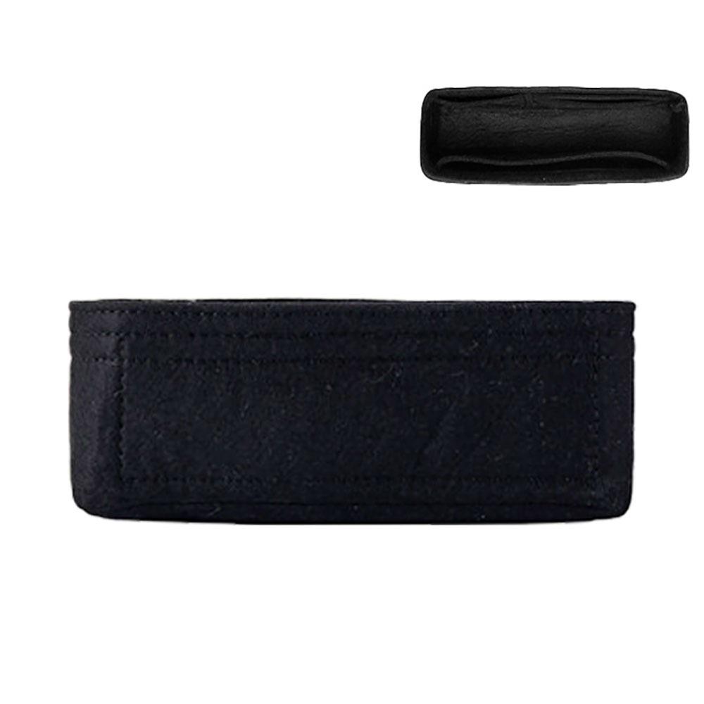 

Felt Handbag Insert Bag Storage Bag Support Purse Liner Organization Portable Internal Bag for For Loro Piana Extra Pocket L19 чёрный
