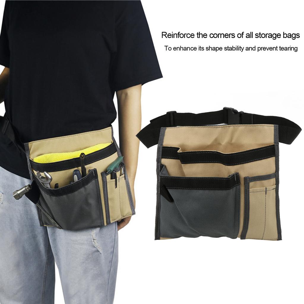 Tool Belt Bag Waist Hanging     Storage Bag for Screw Nail Nut Drill Bit Repair Kit