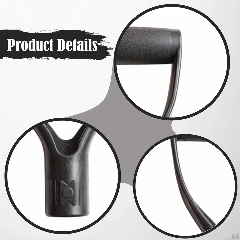 Handle Ergonomic Garden Tool Nonslip Comfortable PP Universal Replacement for Rake Fork