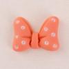 Small Sweet Polka Dot Bowknot Resin Ornaments: Hair Clip & Phone Case Decor.