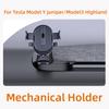 TEEQ Car Phone Holder For Tesla Model Y Juniper/Model3 Highland Adjustable Mechanical Clamp Mount Support Magnetic Phone Holder