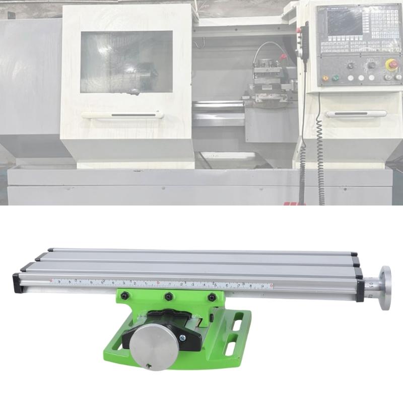 Heavy Duty Mini Crossing Slide Table Work Platform 6300 Series Aluminum Base With Calibrated Scale Industrial Stability