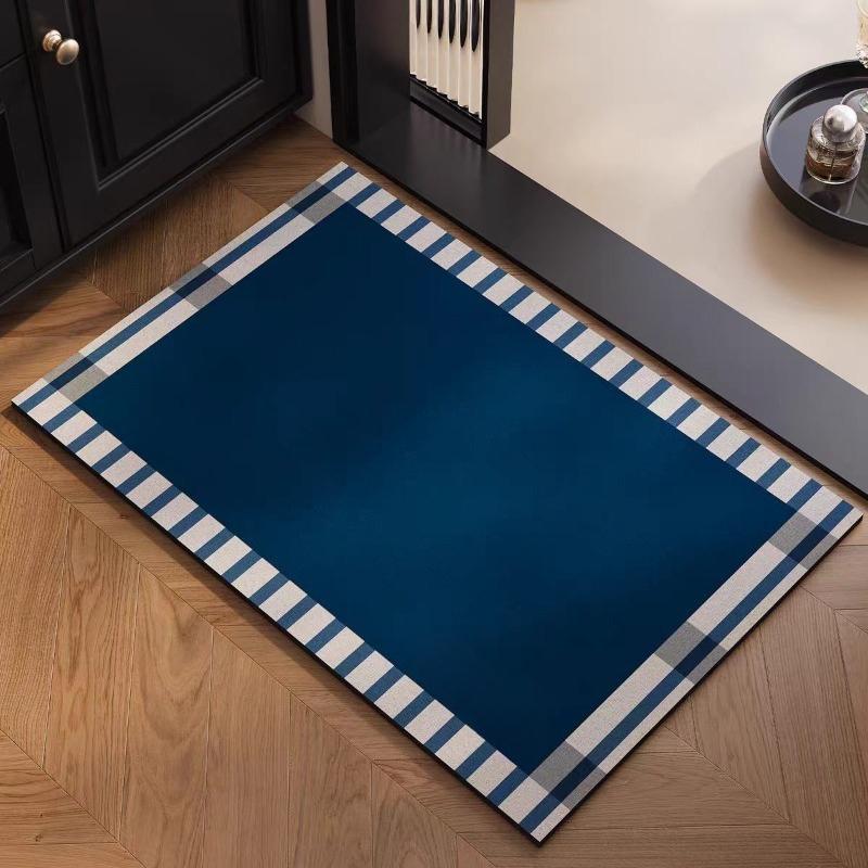Tappetino assorbente in terra di diatomee per bagno, tappetino per porta del WC, tappetino per pavimento del WC, tappeto per WC