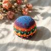 Hand Knitted Hacky Sacks Colorful Crochet Footbag Juggling Balls for Beginners Soft Stress Reliever