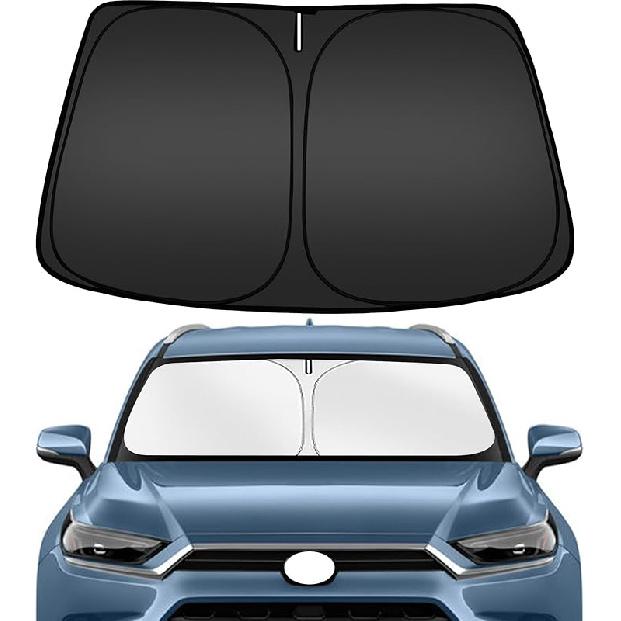 ARISMOTOR Windshield Sun Shade For Toyota Corolla Cross -2025 2026,  Fit Foldable Front Window Sunshade Sun Visor Protector, Block UV Rays Keep Your