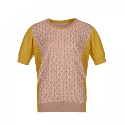 Color Block Sleeve Knit Ow8sakn001
