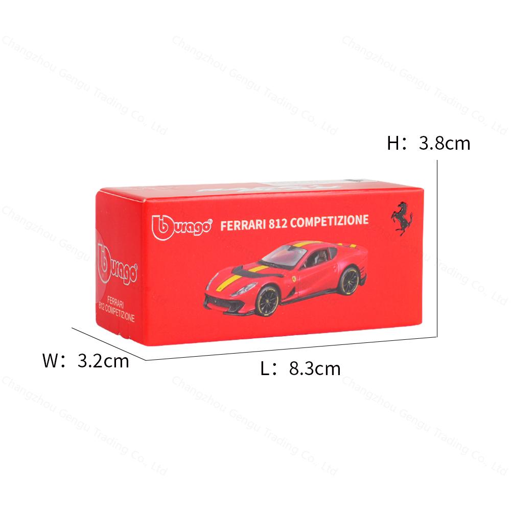 Bburago 1:64 Ferrari 812 Daytona SP3 SF90 SP1 F40 488GTB 599GTO ENZO Véhicules Statiques Moulés sous Pression Objets de Collection Loisirs Modèle Voiture Jouets