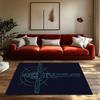 Modern Abstract Area Rug Living Room Carpet Geometric Design Non-Slip Floor Mat Home Decor Indoor Outdoor Welcome Mat Entrance R