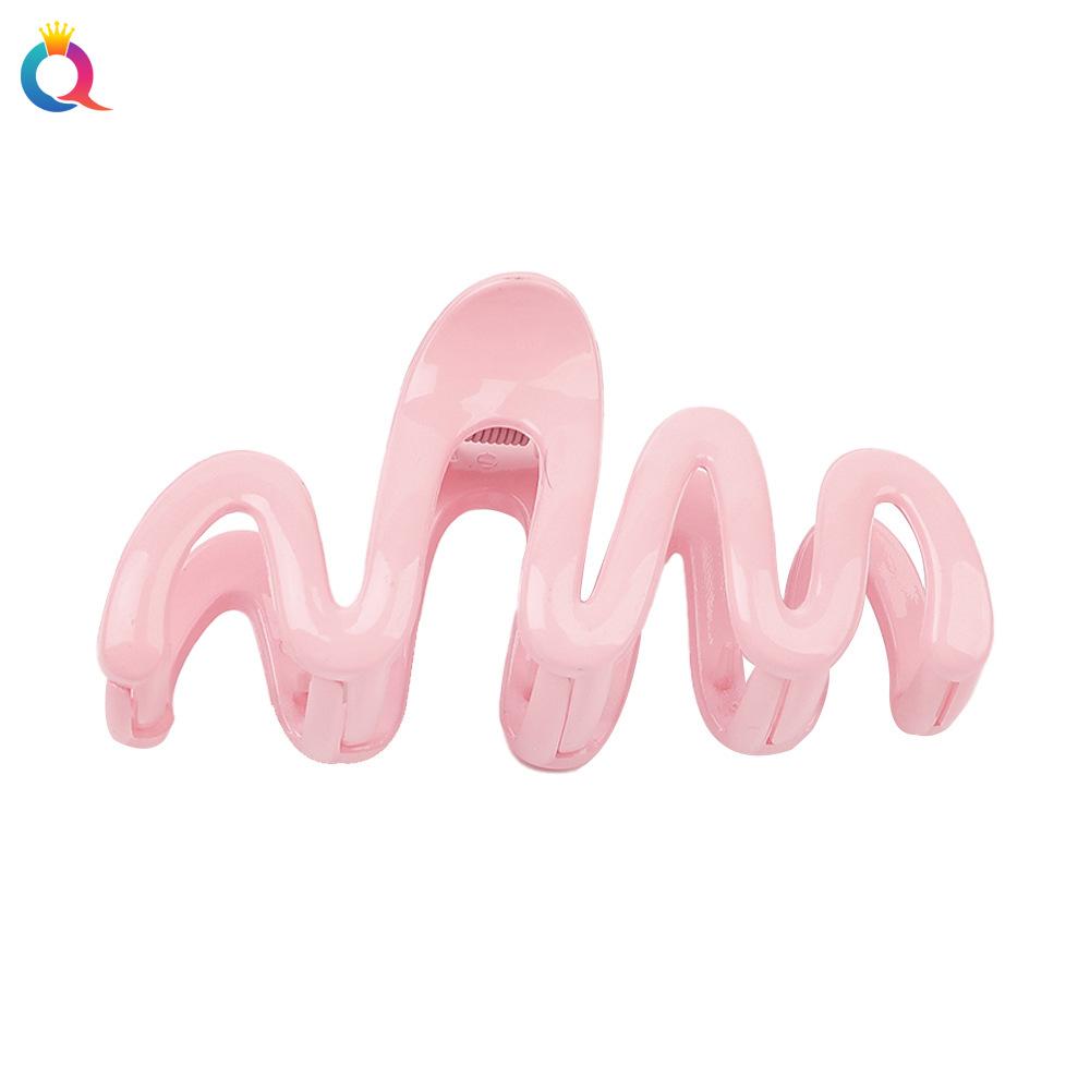 Colorful Grip Wavy Hair Clip Back of Head Clip Hair Clip Updo Shark Clip Hair Accessories