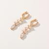 Long Sparkling Zirconia Dangle Earrings with Marquise Cut Fashion Jewelry Gift