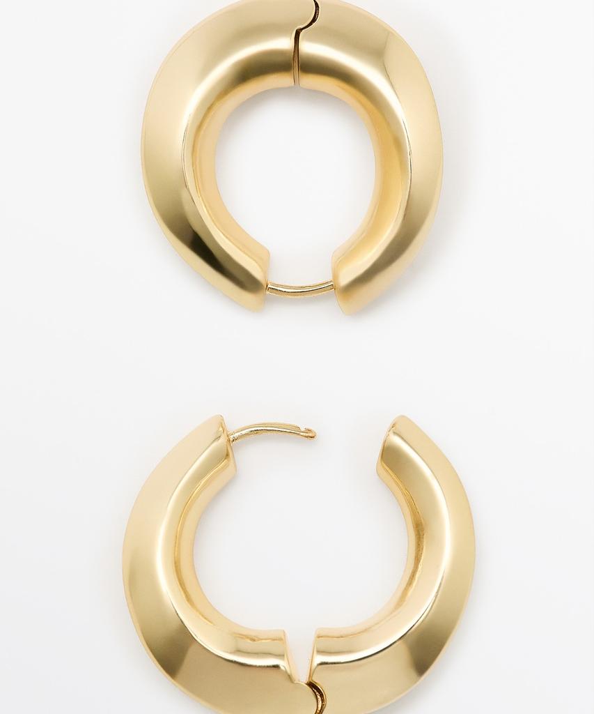 Massimo Dutti Volume Hoop Earrings