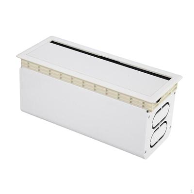 Aluminum Desk Cable Grommet Management Box Multipurpose Professional Reusable Desktop Wire
