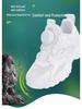 Babu Dou Kids' Breathable White Mesh Sports Shoes