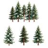 4 Sheets DIY Christmas Tree Static Cling Decal Xmas Party Door Stickers  Festive Decorations