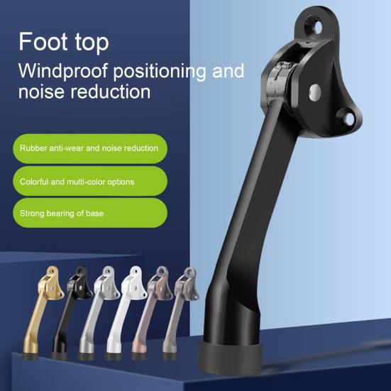 

Дверной стопор прост в установке Сверхмощные дверные упоры из цинкового сплава с нескользящим резиновым наконечником Ежедневное использование