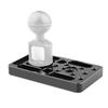 Universal Cheese Plate with 1/4in-20 & 3/8in-16 Thread Cinema Camera Mounting Baseplate for DSLR Cage Rig Railblocks