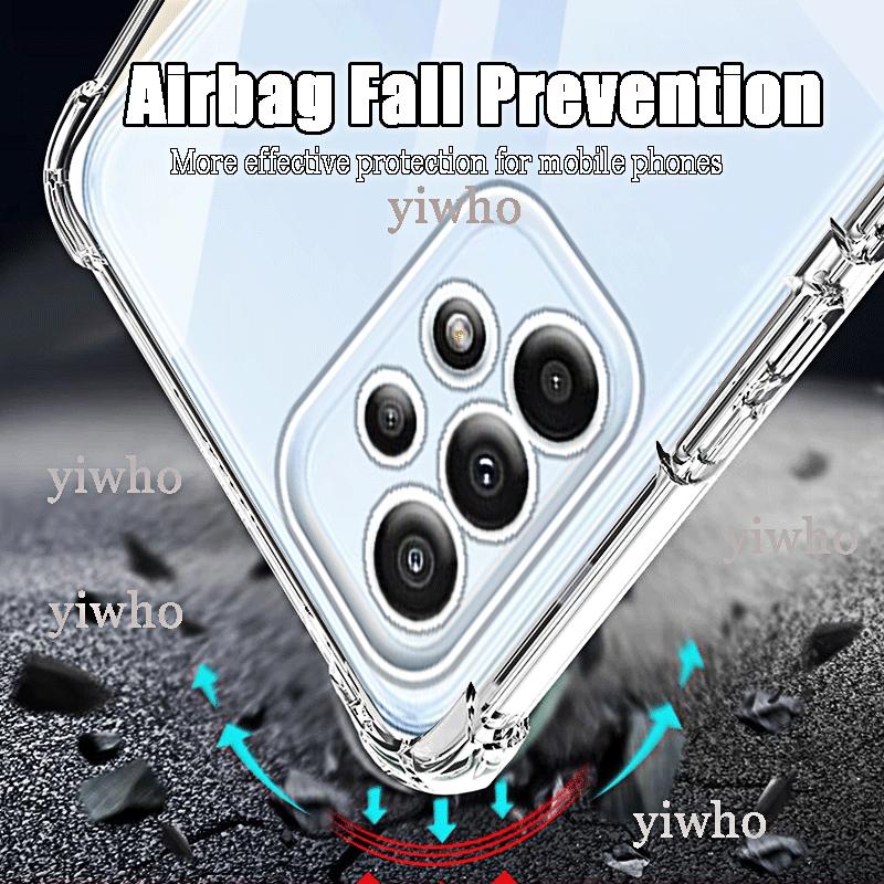 Husă Transparentă Pentru Samsung Galaxy A23 5G Husă Groasă Rezistentă la Șocuri Silicon Moale Husă Telefon pentru Samsung A23 4G 6.6" A235F A236U a 23