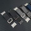 Sports Nylon Strap for Apple Watch Ultra 2 49mm 45mm 46mm 44mm Luxury Metal Bracelet For IWatch Series 10 9 8 7 SE 6 5 Soft Band