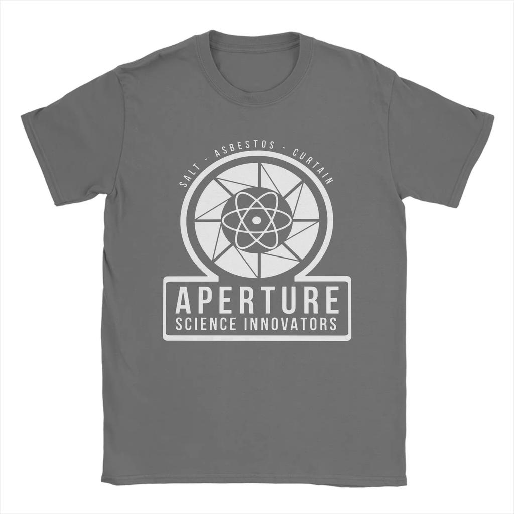 Aperture Science Graphic Tshirt Unisex Cotton Portal Game Retro Scifi Loose Oversized Gamer Street Casual Daily Tops