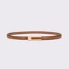 Korean PU Leather Thin Waist Strap Belt For Women Adjustable Fashion Skirts Jeans Decorative Belts Casual Accessories