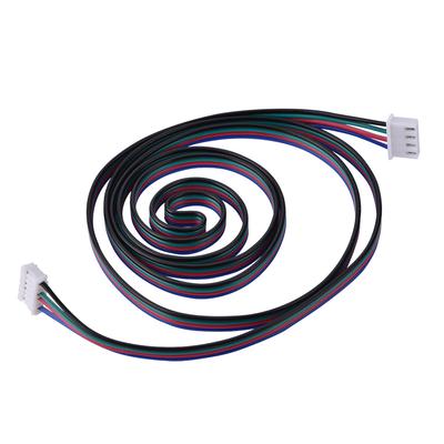 HX2.54 4pin 6pin White Dual Terminal Wire Cables for 3D Printer Stepper Motors 1000mm