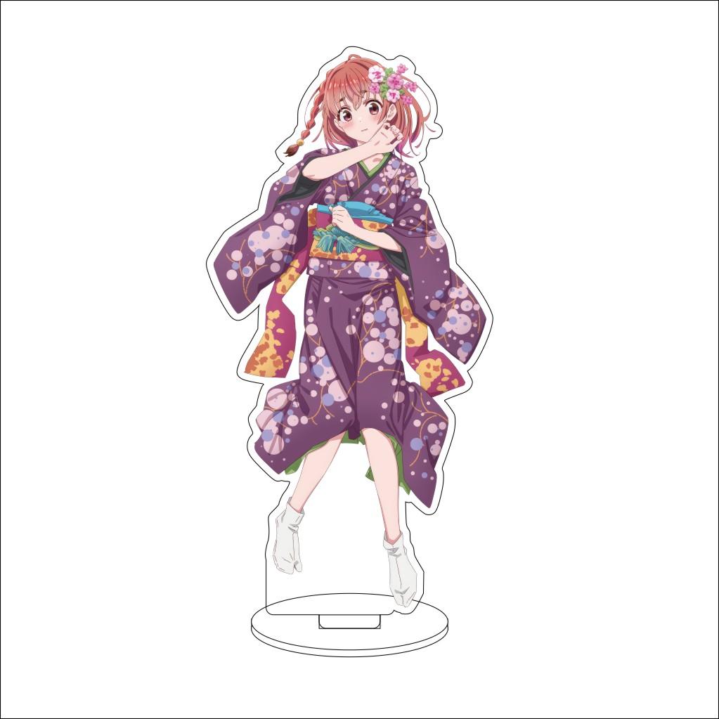 16CM Anime Rent-A-Girlfriend Cosplay Acrylic Stand Ornaments Sakurasawa Sumi Asami Nanami Figure Stand Halloween Gifts