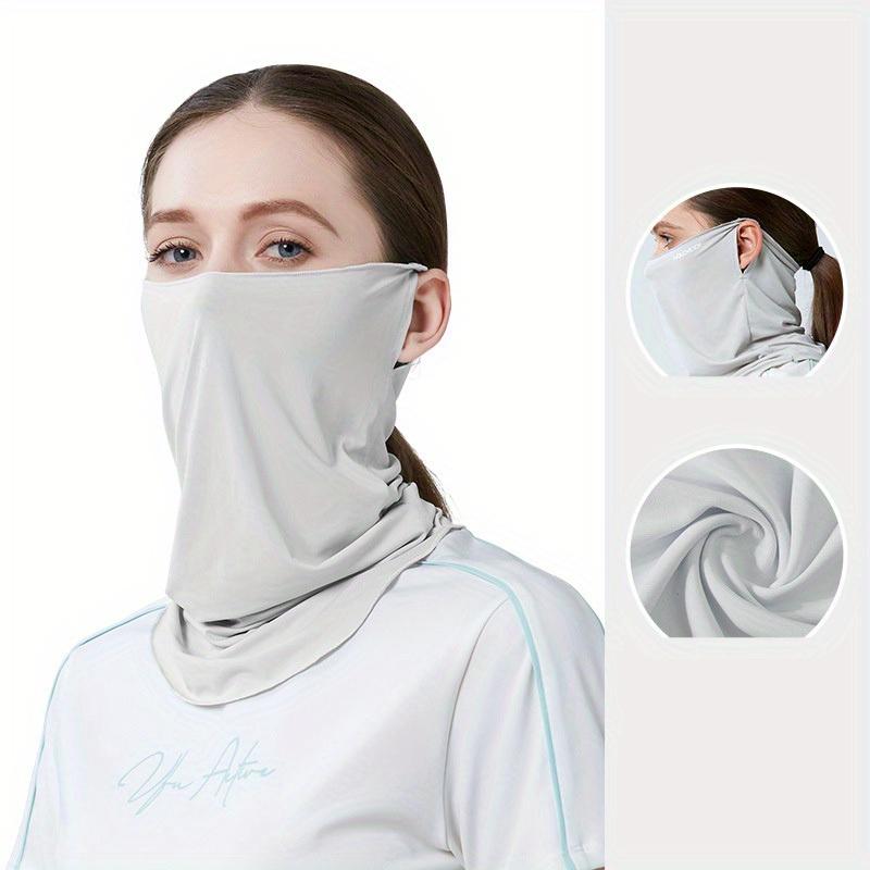 Summer Long Sun Protection Mask, Neck Protection, Cycling Sun Protection, UV Protection, Ear Hanging Mask, Thin Breathable Small