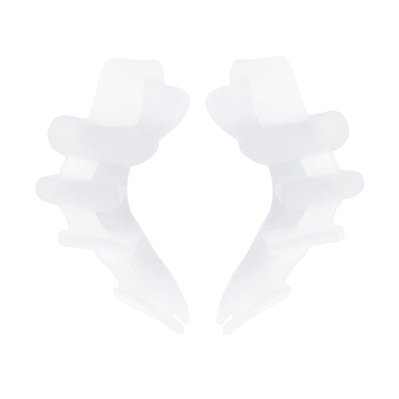 Silicone Hallux Valgus Day & Night Toe Separator - Double Hole SEBS Thumb Separator