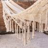 Grande Amaca Doppia Deluxe con Nappe Tessute Sedia a Dondolo in Tela Amaca per 2 Persone Camera da Letto