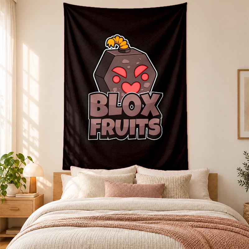 Arazzo Blox Fruits alta qualità per decorare pareti di soggiorno, camera da letto, dormitorio ideale come wall art per camera da letto o regalo di Natale