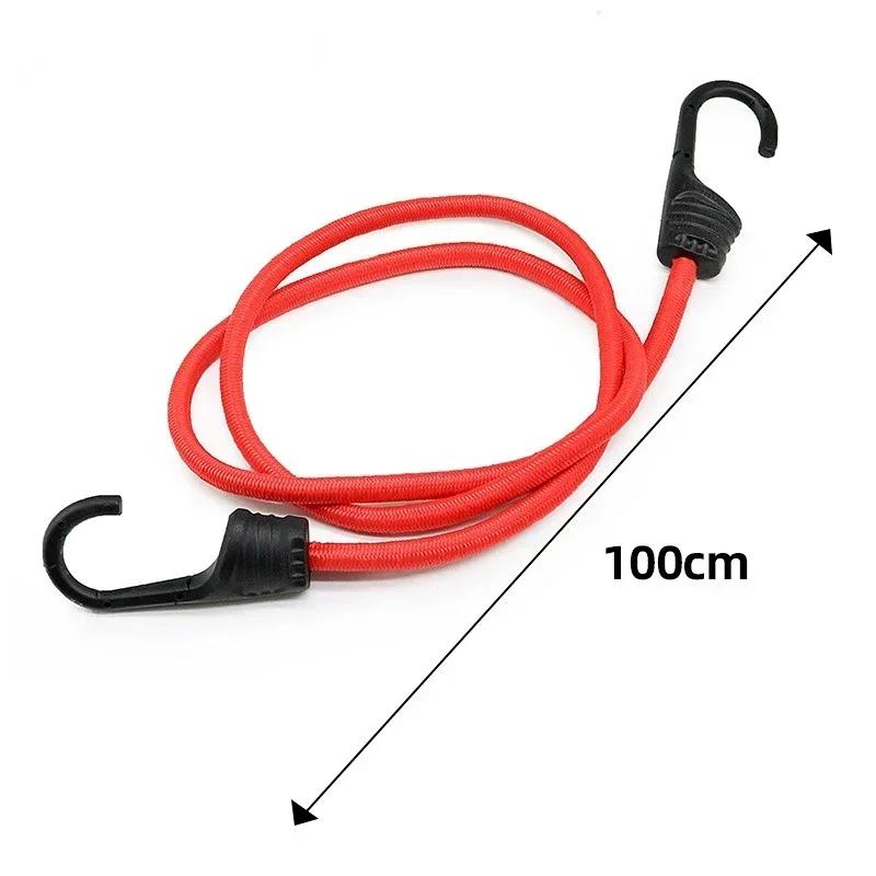 Motorcycle Bicycle Luggage Rack Carrier Elastic Band Bicycle Cargo Racks Tied Straps Rope Band With Hooks MTB Bike Accessories