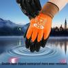 Waterproof Non-Slip Wear-Resistant Latex Work Gloves for Men - Odor-Proof & Ideal for Construction Sites