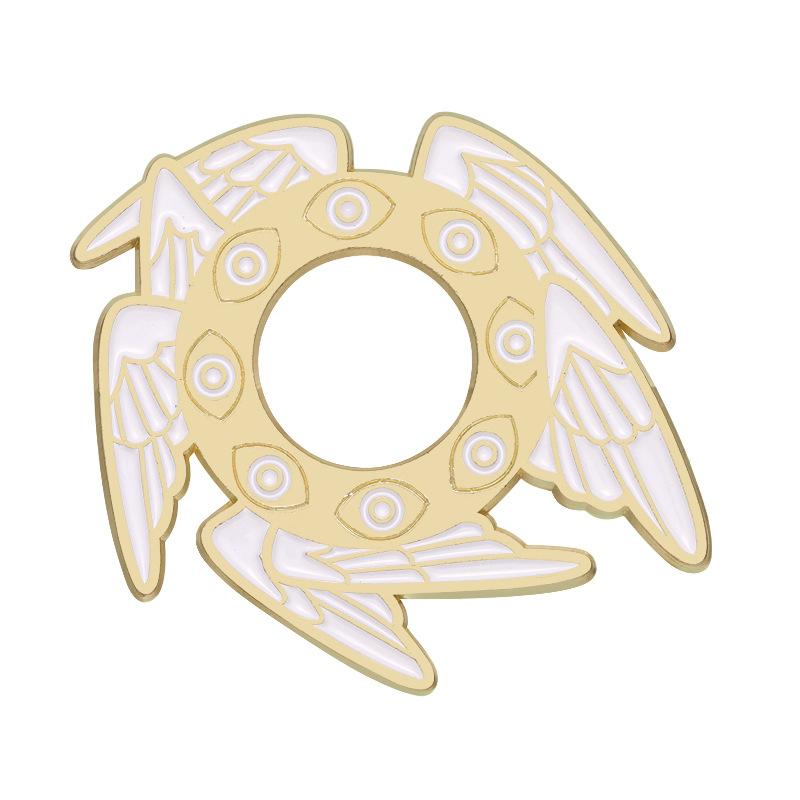 

Креативна мультяшна брошка зі сплаву Креативні очі для одягу та сумок Унікальний декоративний значок Колекція Зима 2023 XZ9292