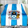 1PC Coven-try Football Club Crest Printed Soft Flannel Blanket Throw for Adult Bedroom Living Room Sofa Camping Travel Fan gifts Christmas Gifts
