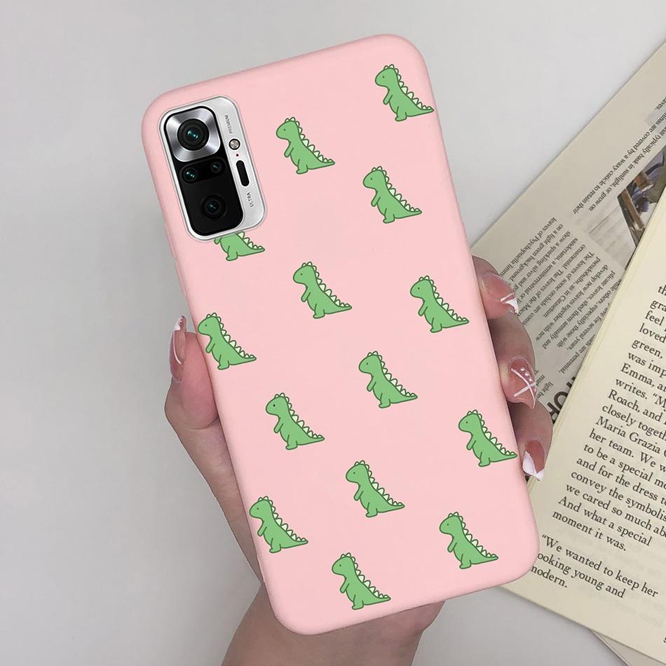 For Xiaomi Redmi Note 10 Case Love Heart Avocado Soft Silicone Cover Phone Case on Redmi Note 10S Note10 S Note 10 Pro Max Funda