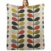 Orla kiely Mehrfachstiel, Kiely Muster, Orla Kiely Design, farbenfroher Mehrfachstiel, Nr. 2, Wolldecke