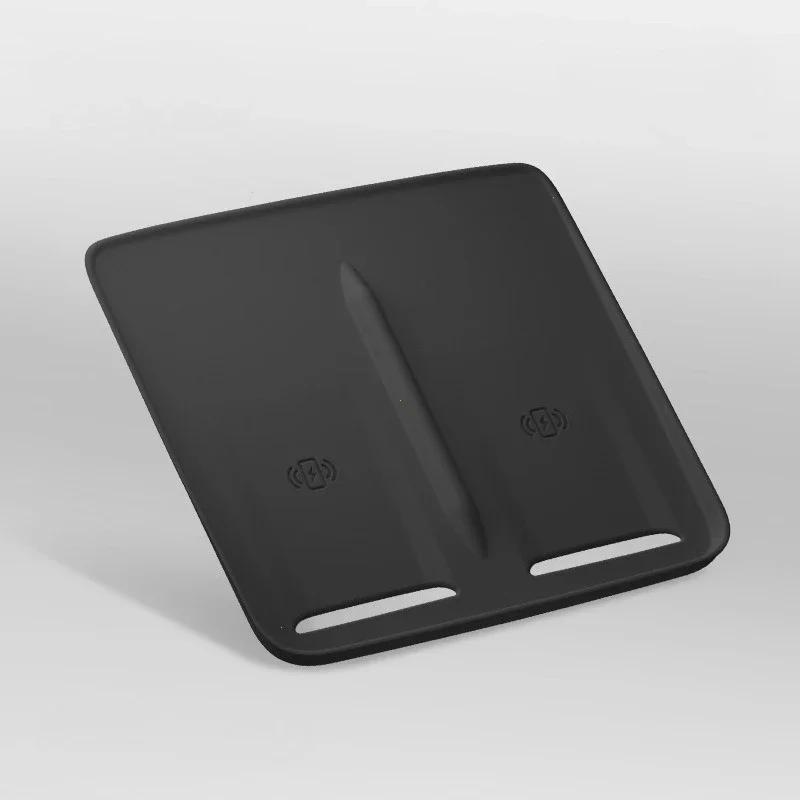 For Zeekr 7X Central Control Wireless Charging Pad Anti-slip Silicone Mat Car Interior Decoration Special Accessories