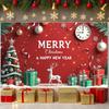 Christmas Backdrop Christmas Tree Design New Year Banner Happy New Year Banner Holiday Theme Christmas Banner For Shopping Mall