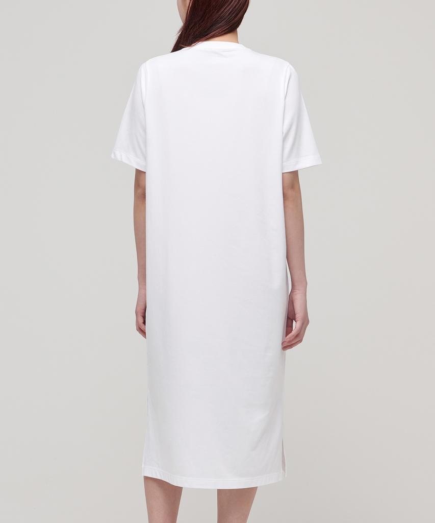 Musinsa Standard Woman Women'S Crew Neck Long T-Shirt Dress [White]