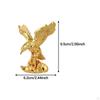 Eagle Statue Animal Figure Resin Sculpture Creative Ornament for Home Office Bookshelf Living Room