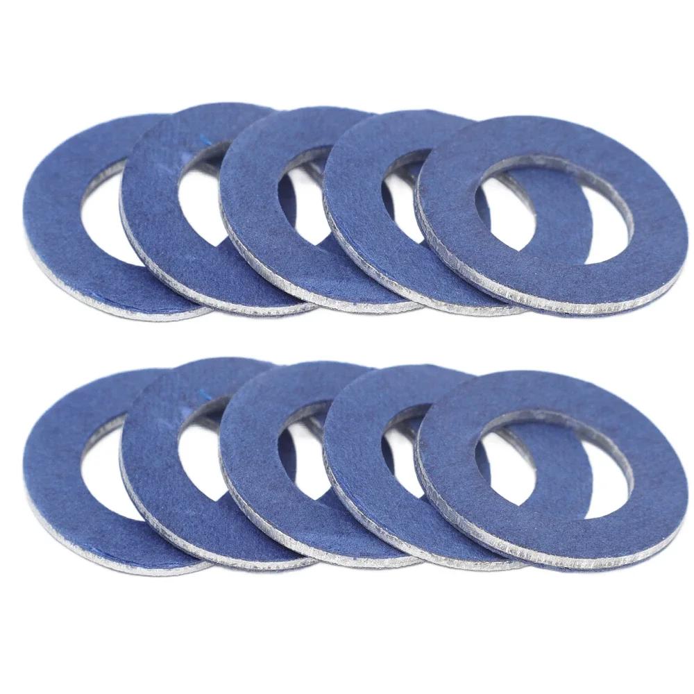 Car Oil Drain Screw Gasket 90430-12031 Engine Sump Aluminum Seal Gasket for Toyota 12mm Hole Nut Washer Auto Replaceable Parts