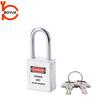High Security Safety Padlock Key Unlock Durable Steel Nylon Master Key Industrial Use Boyue S/S38-KD China Brand Quality 1 Year